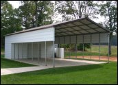 Evanston Illinois Utility Carports and Combo Carports