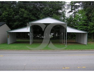 Metal Barn | Boxed Eave Roof | 42W x 21L x 12H | Carolina Barn